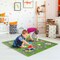 Sorbus Interlocking Traffic Puzzle Play Mat - Fun for bedroom, playroom, nursery, indoor playground, interactive display, and more (9 Tiles)